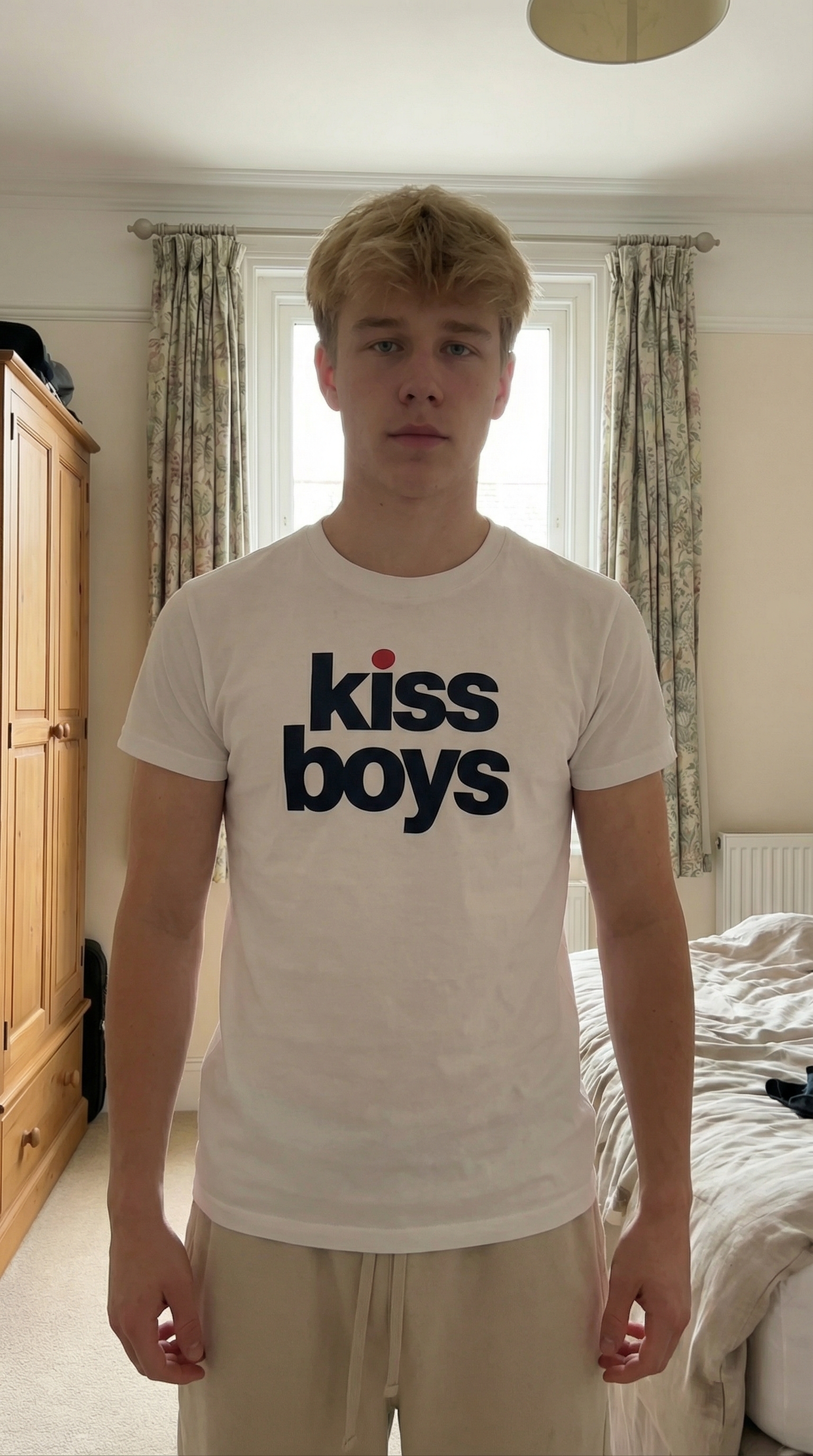 kiss boys tee - front view